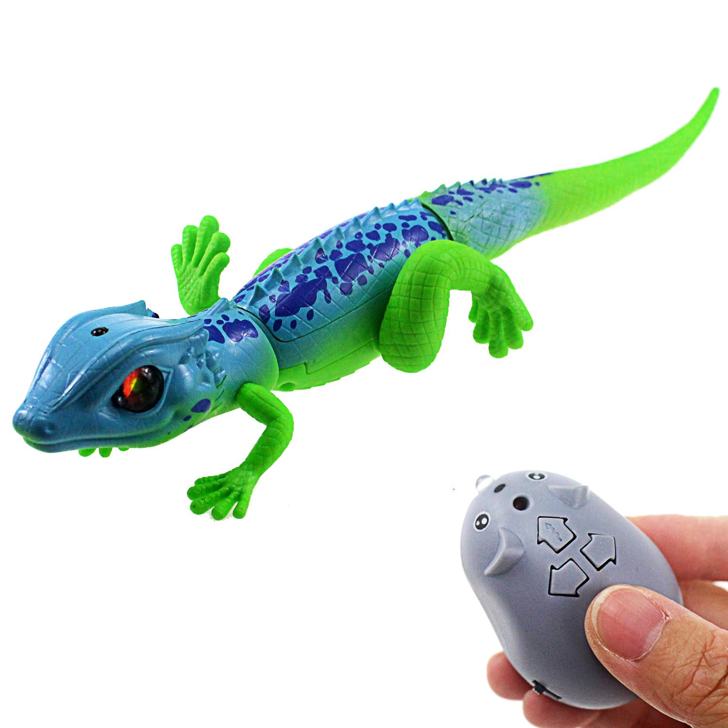 Photo 1 of ***Remote control missing*** RC Lizard Remote Control Animal Chameleon Realistic Crawler Vehicle Car Trick Halloween Christmas Prank Toys Birthday Kids (Green)