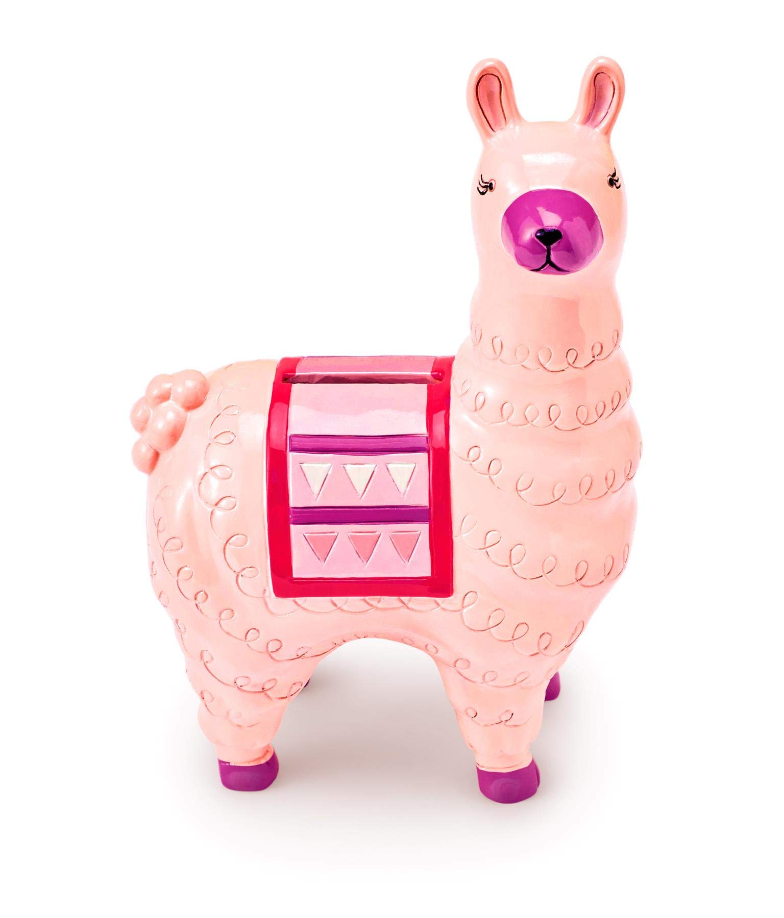 Mousehouse Gifts - Pink Llama Money Box, Llama with Blanket Money Bank for Boys & Girls
