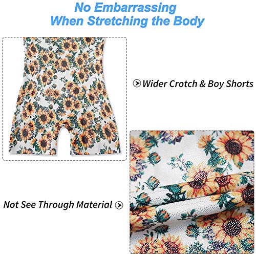 image for TUONROAD 3D Floral Prints Leotards Size 7 Professional Ballerina Dance
