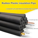 Générique Foam Pipe Insulation Tubing 6mm x 9mm x 1.8m Black Flexible Heat view 6