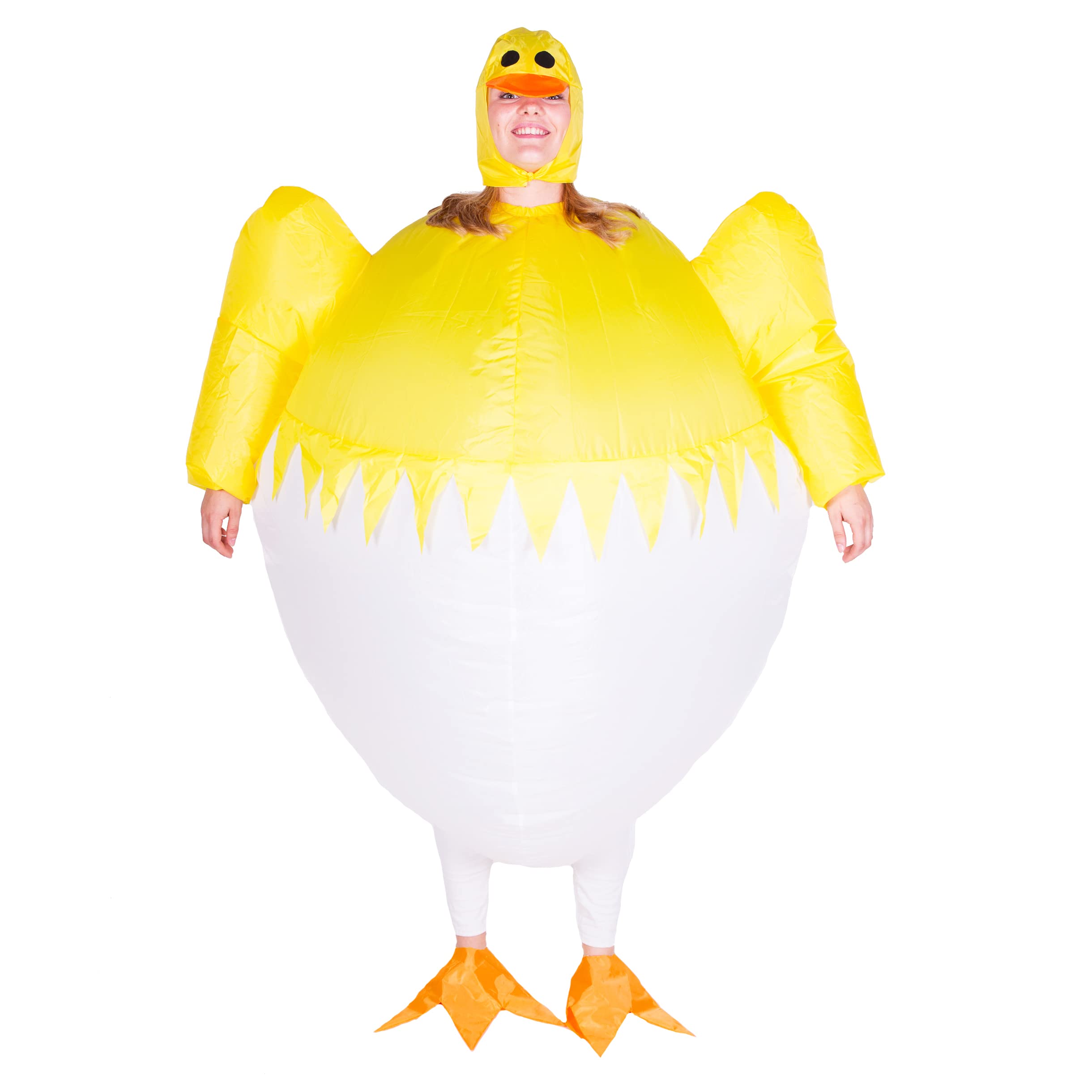 Bodysocks Inflatable Yellow Easter Chick Costume (Kids 5-11) (Kids)