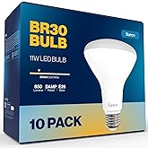 Sunco 10 Pack BR30 LED Bulbs Indoor Flood Lights 11W Equivalent 90W, 3000K Warm White, 850 Lumens, E26 Base, 25,000 Lifetime Hours, Interior Dimmable Recessed Can Light Bulbs - UL & Energy Star.