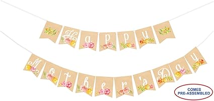 Amazon Com Happy Mother Day Banner Mother Day Decoration