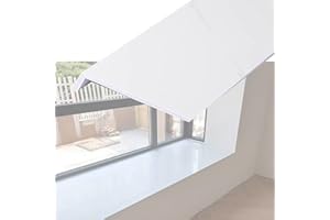 XILYZMO Custom Made Window Sill Cover, Replacement Window Sill LedgeCover, PVC Composite Acrylic Windows Protector Plate, Dec