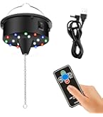 Télécommande 6 Pouces Spin Mirror Disco Ball Light Avec