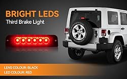 Cxdar Third 3rd Brake Light LED for 1997-2006 Jeep