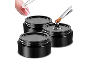 HiLemon 3D Rhinestone Gel for Nails, Clear Nail Gem Adhesive for 3D DIY Decorations Nails Art, Super Strong Glue for Jewelry Diamonds, No Wipe Needed (3D Rhinestone Gel, 15ml)