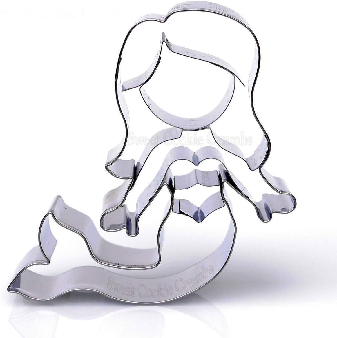 Swimming Mermaid Cookie Cutter- Stainless Steel