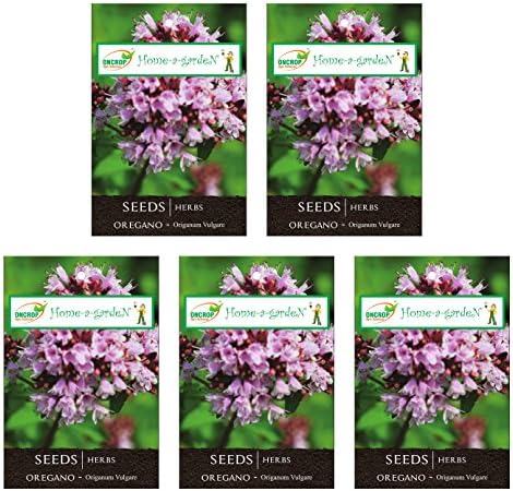 ONCROP ORE01-5 Oregano Seeds (White, 2.5 Grams, Pack of 5)