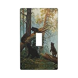 Bear Light Switch Cover Single Toggle Switch Plate