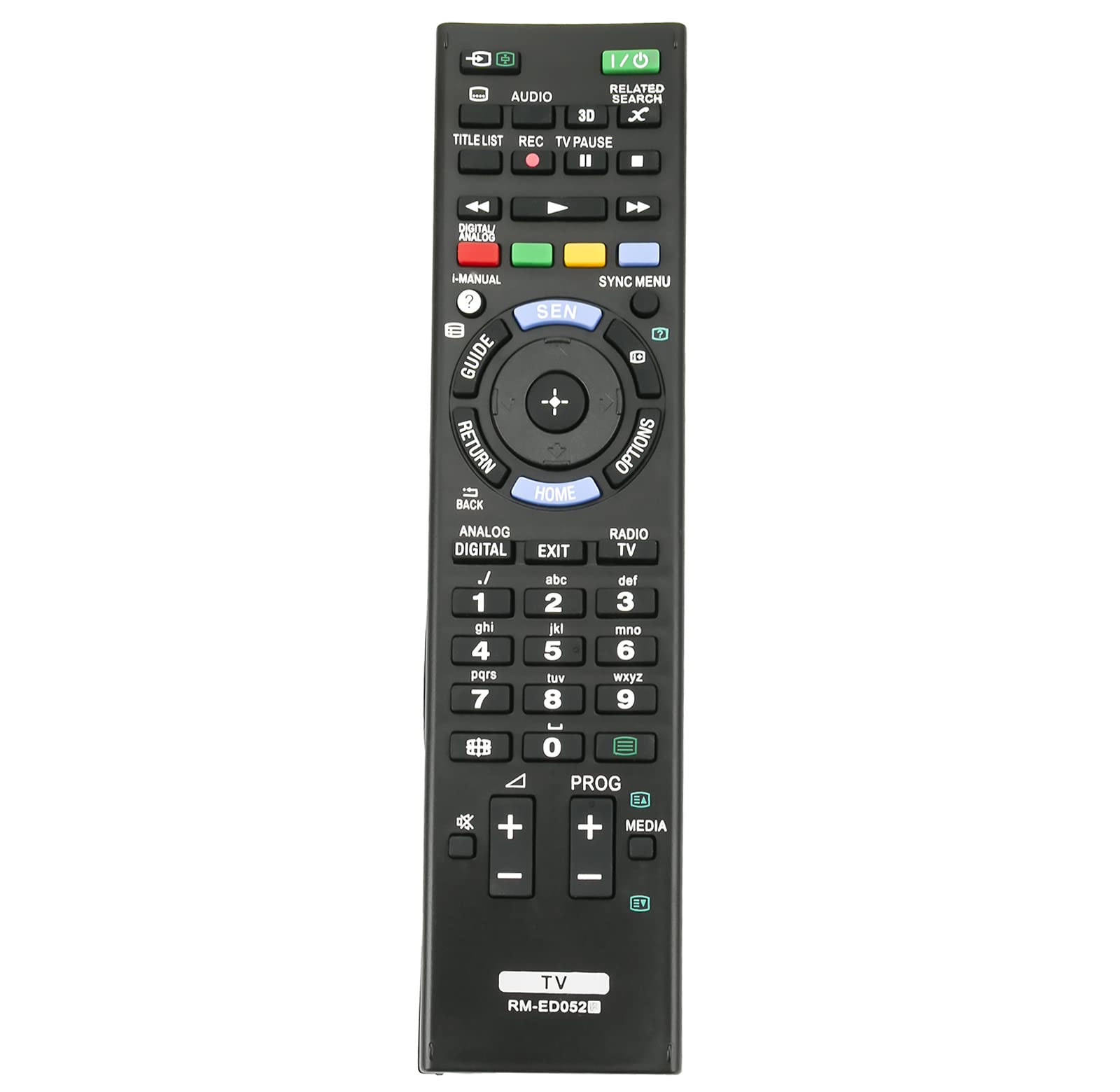 VINABTY Replacement Remote Control Fit for Sony TV KDL-47W802A KDL-55W802A KDL-65S995A KDL-55W905A KD-55X9005A KD-65X9005A KDL-40W905A KDL-42W805A KDL-42W807A KDL-46W905A RM-ED052