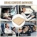 YSLYGHY Car Seat Cushion Pad for Car Driver Seat Office Chair Home Use Memory Foam Seat Cushion
