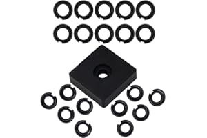 YHOPARTS (10+10 Sets) 3/8" and 1/2'' Impact Retaining Ring for Mmilwaukei Impact Friction Ring Clip with O-Ring, Electric/Pneumatic Type Impact Wrench, Retainer Impact Lock Ring Anvil Install Tool Included