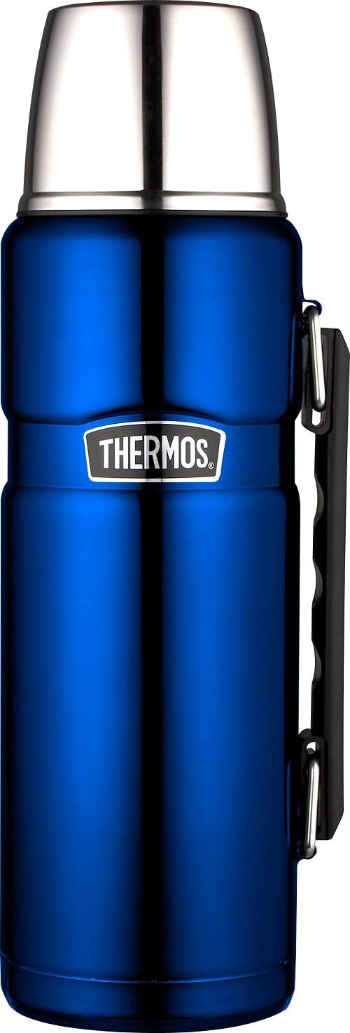Thermos King Stainless Steel Flask Metallic Blue, 1.2 L Amazon.co.uk