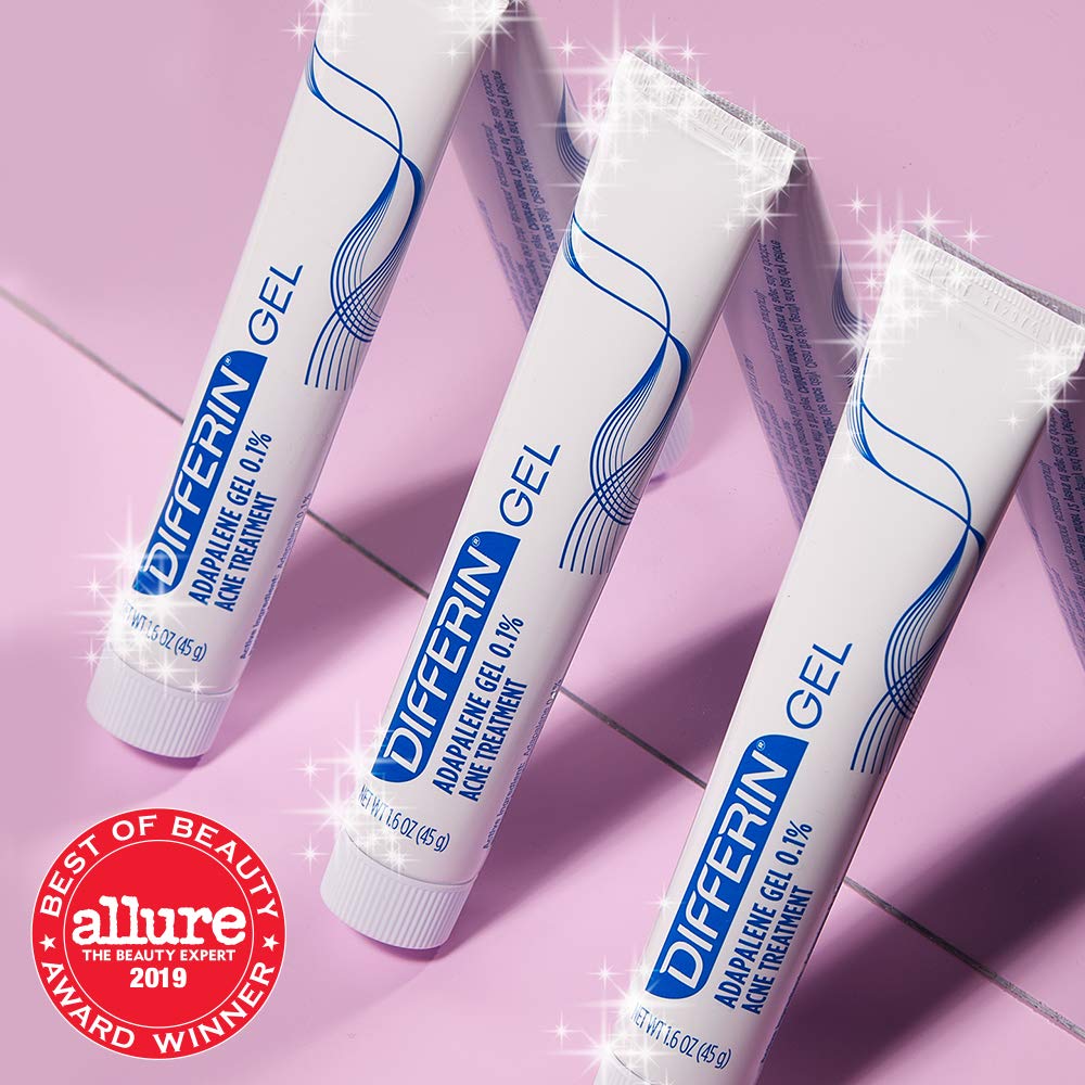 Acne Treatment Differin Gel, Acne Spot Treatment for Face w/ Adapalene, 15 Gram, 60-Day Supply (Pack of 2) : Beauty