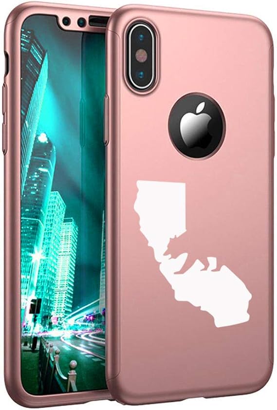 Amazon Com 360 Full Body Thin Slim Hard Case Cover Tempered