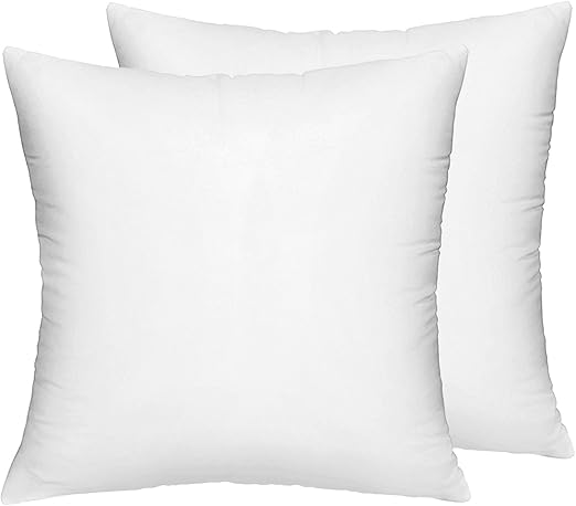 Amazon Com Hippih 2 Pack 18 X 18 Pillow Inserts Hypoallergenic