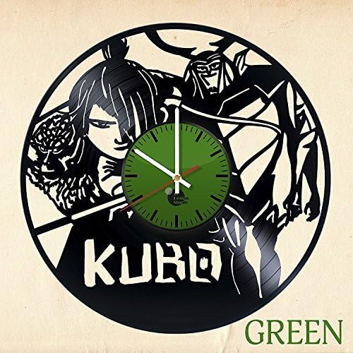 Kubo and The Two Strings Vinyl Record Wall Clock - Get unique nursery wall decor - Gift ideas for children, kids, baby – Fantasy Film Unique Art Design