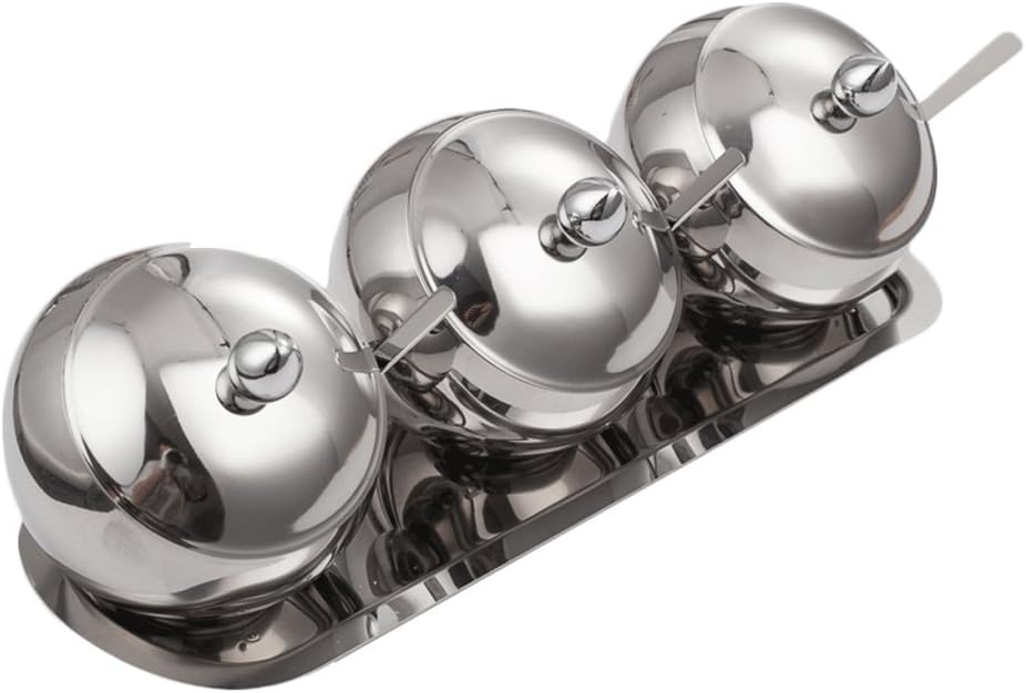 LLYDIAN Stainless steel crucible, not easy to rust, compact and portable, sealed and leakproof cruet
