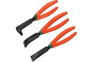 SPEEDWOX 3PCS 7-Inch Metal Hand Seamer Small Metal Sheet Straight Bender Plier Tools Flattening Form Edge Seamer Seaming Plie