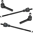 TRQ Front Tie Rod Set Compatible with 2003-2021 Chevrolet Express 2500 Express 3500 2009-2021 Express 4500 GMC Savana 2500 Savana 3500 Savana 4500