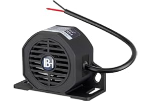 BANHAO Backup Alarm 110dB 12V-48V Universal Siren Alarms Industrial Heavy-Duty Backup Reverse Warning Alarm with Beeper Tone for Truck Van Freight Car Lorry Heavy Vehicles