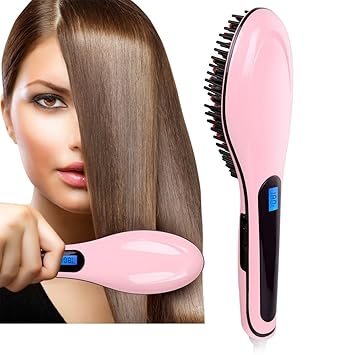 fast hair straightener hair brush