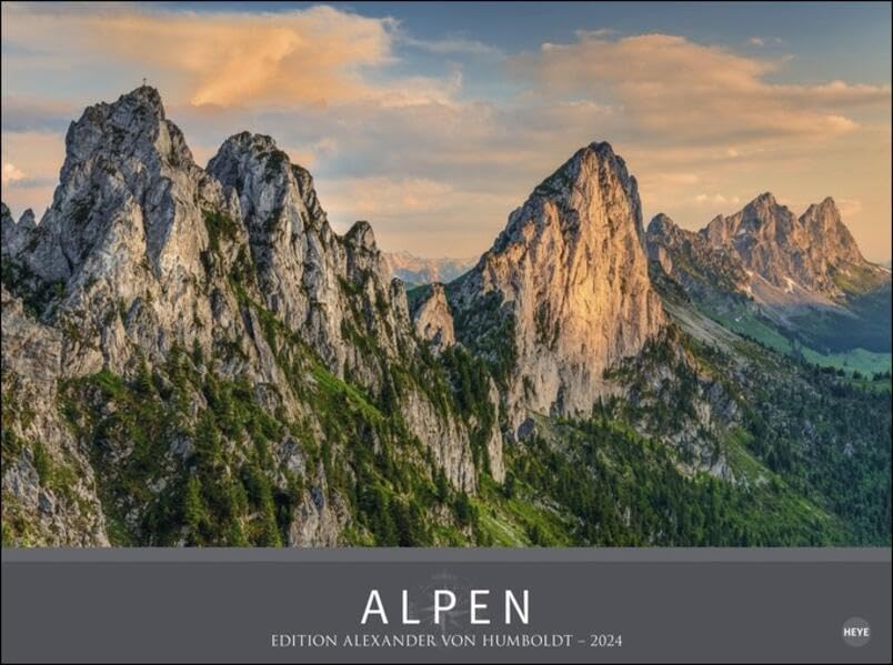 Alpen Kalender 2024: Alexander von Humboldt-Reihe. Hochwertiger Foto-Wandkalender mit atemberaubenden Landschafts-Fotos. Foto-Kalender XXL. Querformat. (Edition Alexander von Humboldt Kalender)