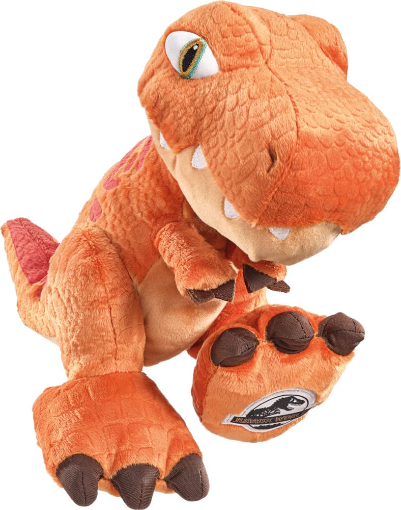 Schmidt Spiele 42756 Jurassic World T-Rex, 30 cm Plush Figure, STK