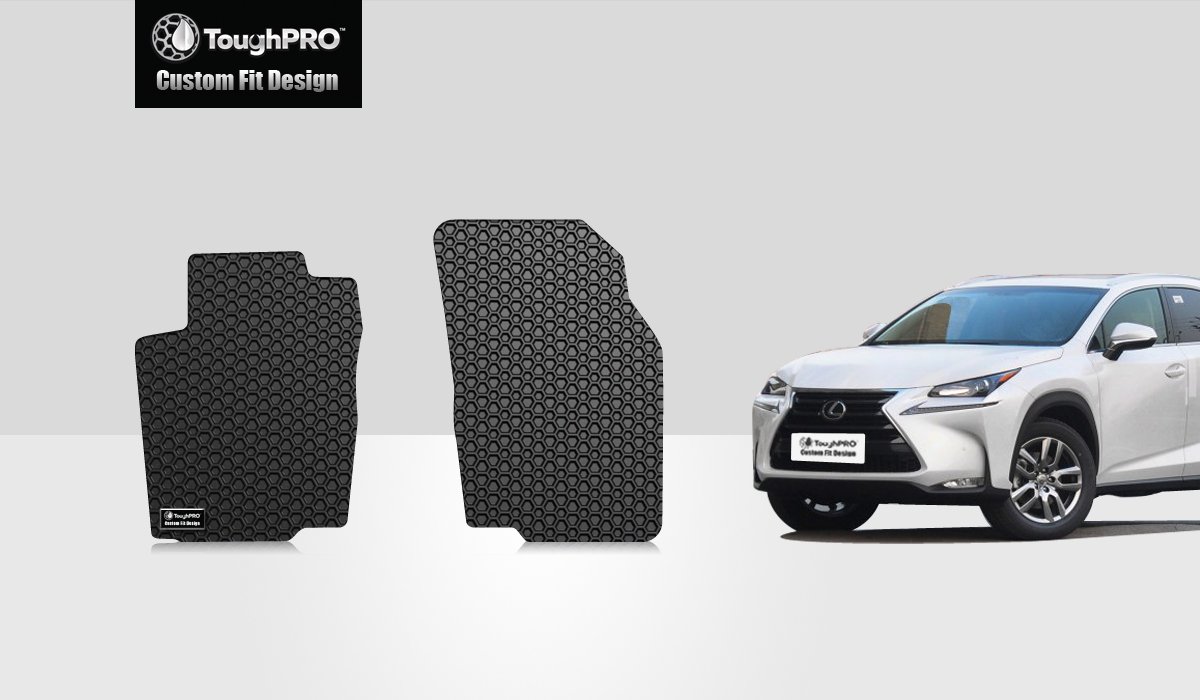 ToughPRO Floor Mats (Front Row Set) Compatible with Lexus