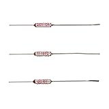 HUABAN 10 Pieces Metal Temperature Thermal Fuse