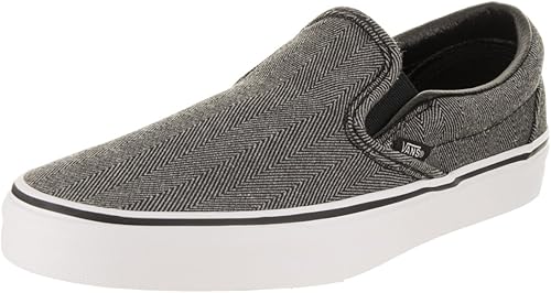 vans oversized herringbone slip on