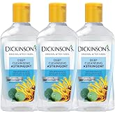 Dickinson's Original Witch Hazel Deep Cleansing Astringent | 100% Natural Distilled Witch Hazel | Clears Pores | Removes Impurities, Makeup, Excess Oil | 16 Fl Oz | 3 Pack