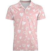 Boys' Polo Shirt Short Sleeve Performance Tops Golf Clothes for Youth