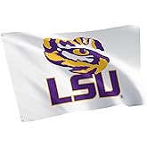 Desert Cactus LSU 100% Polyester Indoor Outdoor 3x5 feet Banner Tigers Geaux Louisiana State University (Flag G)