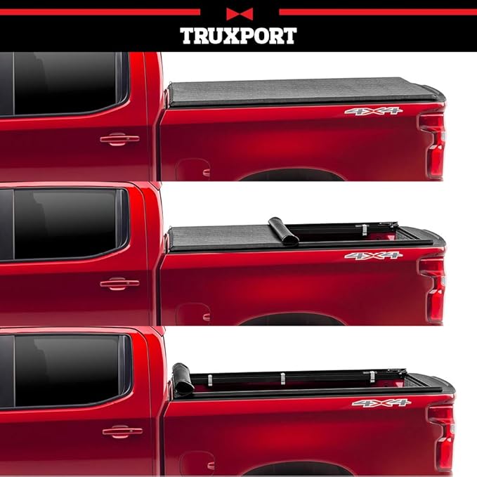 Amazon Com Truxedo Truxport Soft Roll Up Truck Bed Tonneau Cover 271801 Fits 14 18 2019 Limited Legacy Gmc Sierra Chevrolet Silverado 1500 5 8 Bed Automotive