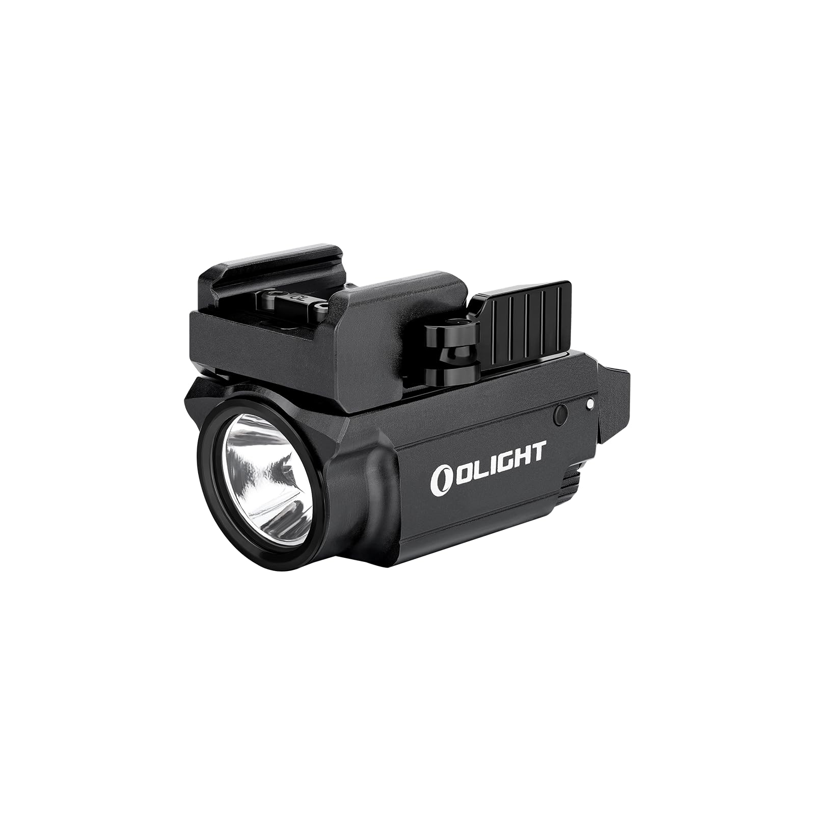 OLIGHT Baldr Mini Tactical Flashlight 600 Lumens Magnetic USB Rechargeable with Green Light and White LED Combo, Compact Mount Torch with Adjustable Rail