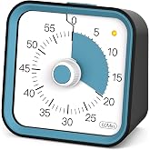 InfPokid Visual Timer for Kids, Countdown Timer with Pause Function, Black | Timer for Kitchen Cooking, Classroom, Study, Toddler, ADHD, Cute Timer Clock, Alarm 3 Volume Levels, Light Indicator