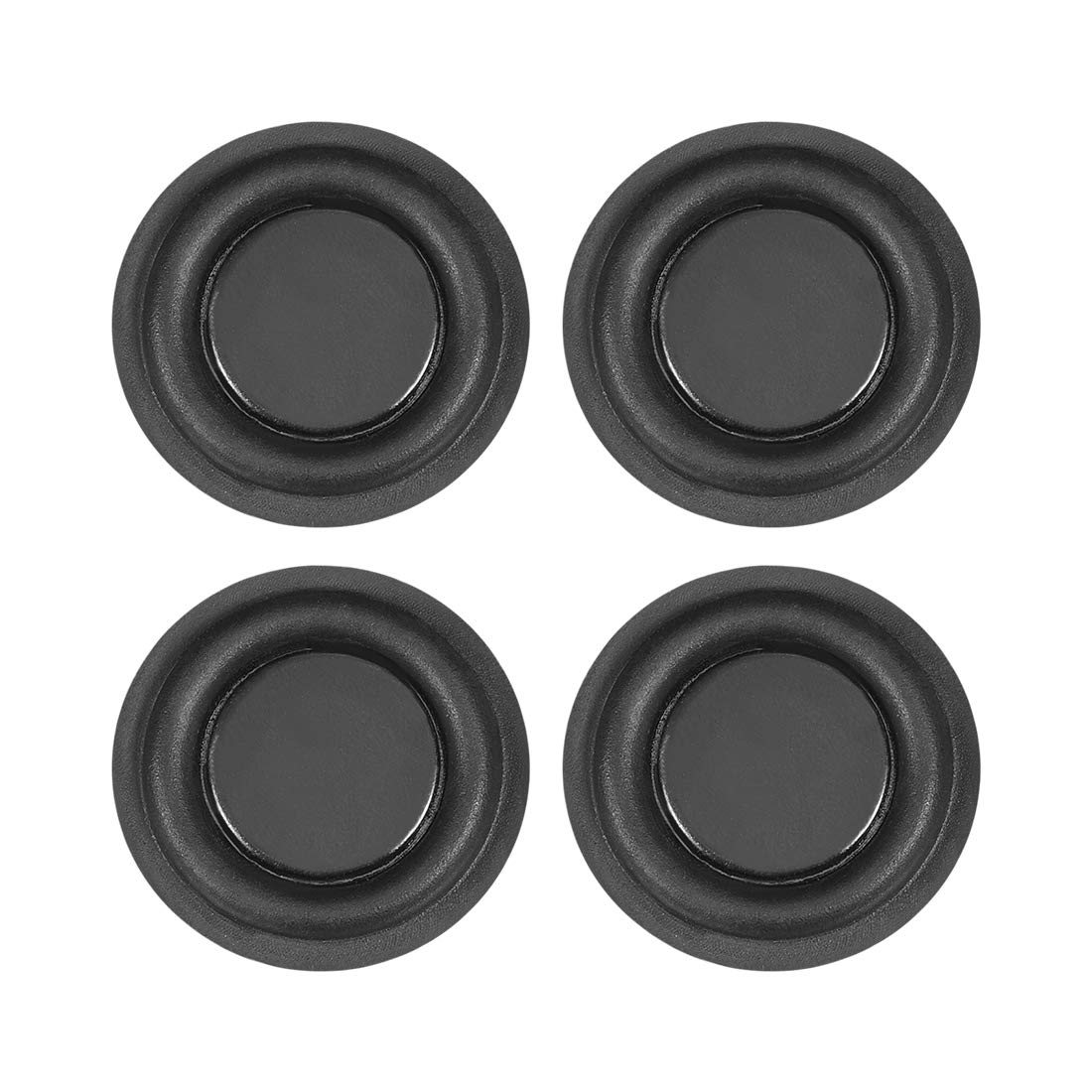 uxcell 28mm Dia. Speaker Passive Radiator Vibration Plate, Subwoofer Vibration Membrane, DIY Bass, Low Frequency 4pcs