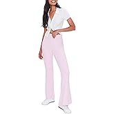 Forever 21 Womens High-Rise Flare Pants