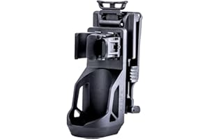 NEXTORCH Tactical Flashlight Holster, 360° Rotatable Flashlight, Belt Clip Tactical Flashlight Portable Holster with Locking 