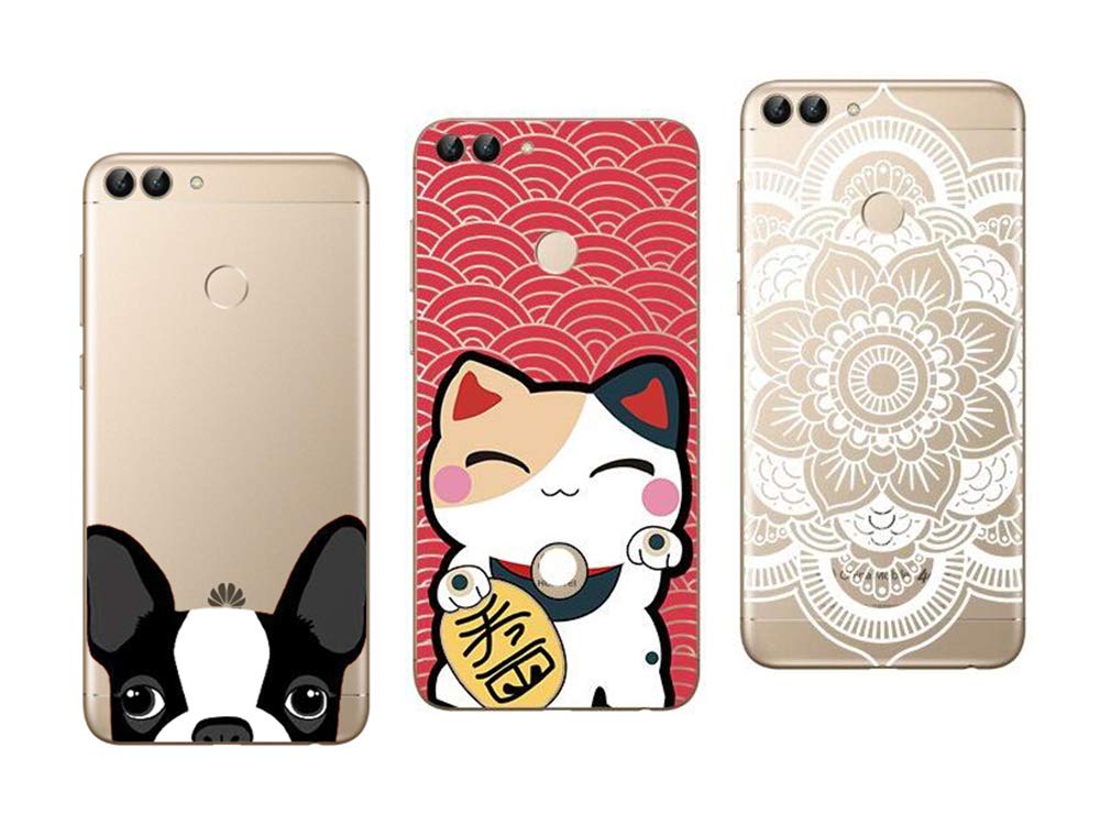 Novago Pack of 3 Cases for Huawei P Smart (Pack#2)