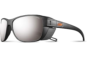 Julbo Camino Glacier Sunglasses for Men & Women w/Removable Side Shields for Hiking, Skiing, Trekking - 100% UV Protection