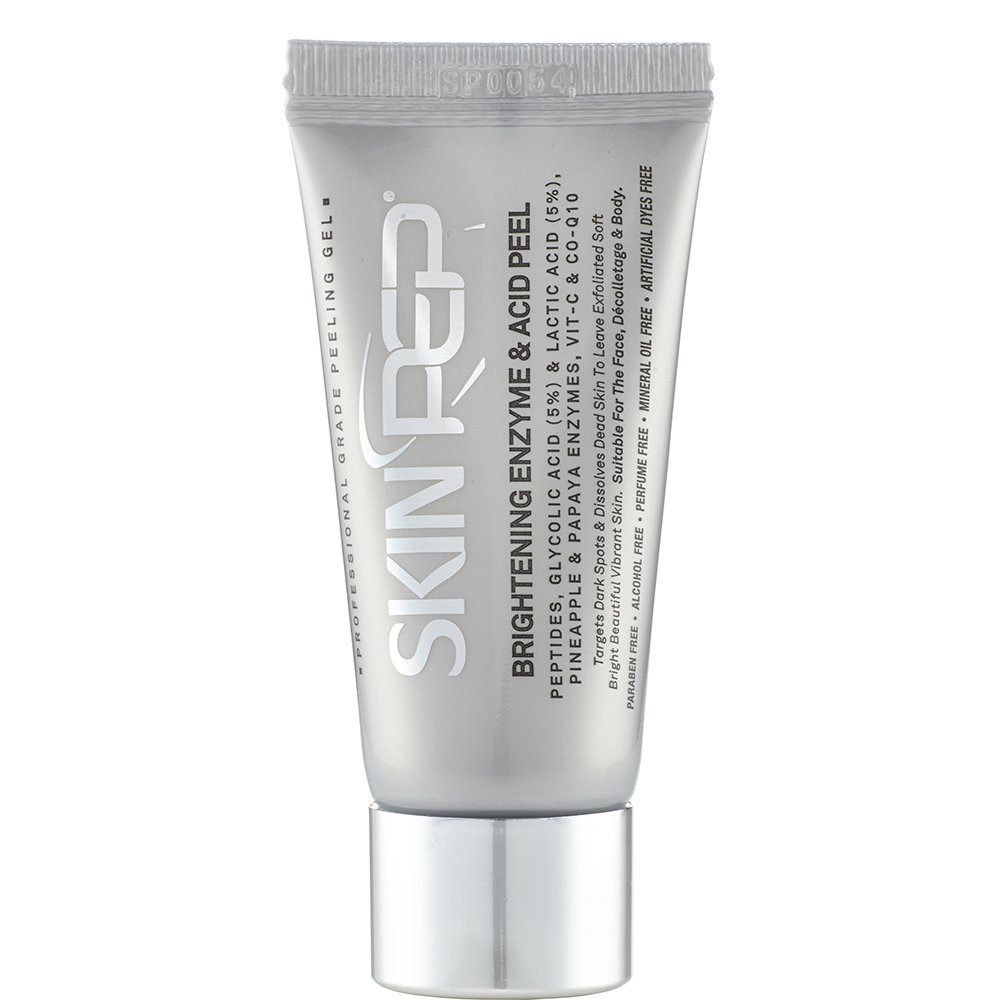 SkinPep Brightening Enzyme & Acid Peel - Beautiful and Vibrant Skin + Pineapple and Papaya Enzymes + Peptides + Glycolic Acid And Lactic Acid + Vitamin C - Professional Grade Peeling Gel (15ml)