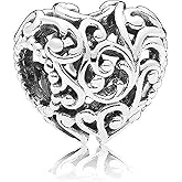 Pandora Jewelry Regal Heart Sterling Silver Charm