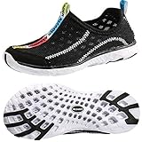 ALEADER Kid's Quick Dry Water Shoes Comfort Walking Sneakers Black 2 M US Little Kids