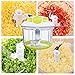 Hand-Powered Food Chopper BliGli Mini Food Chopper, 34 OZ 4 Cups, 1Pack