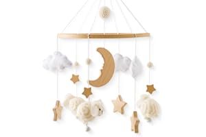 ETUCDOSE Baby Crib Mobile | Baby Mobile for Crib | Boho Baby Shower Set for Infant Bedroom Hanging Decoration | Bassinet Mobile Toy for Baby Boys and Girls Crib Mobile Decor