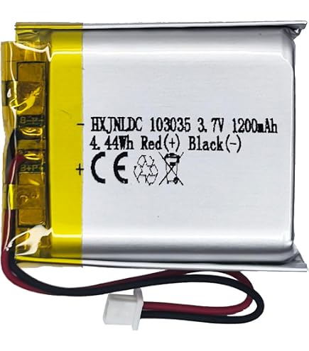 Amazon.com: HXJNLDC DC 3.7V1300mAh 103040 Rechargeable Lithium
