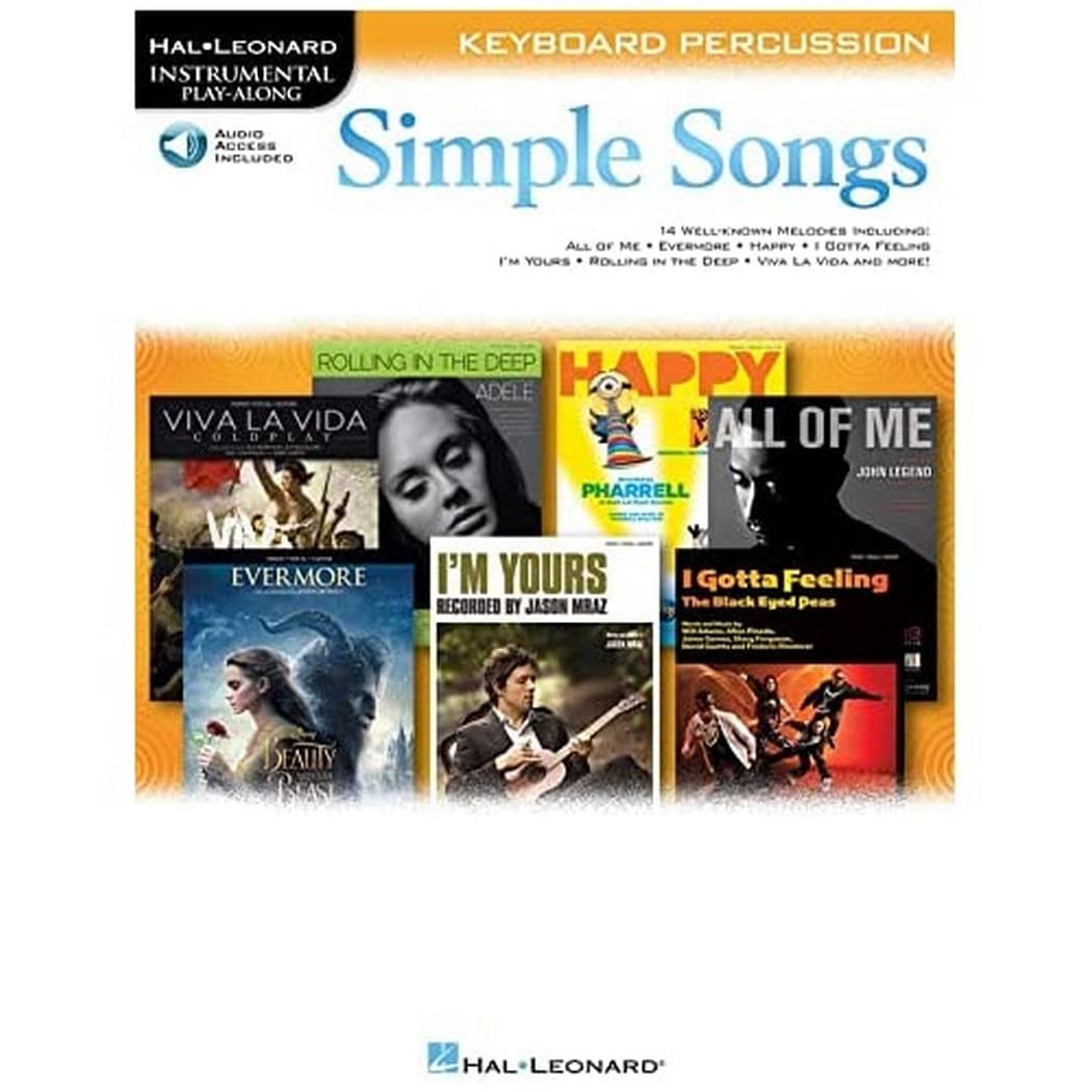 Simple Songs: Keyboard Percussion (Hal Leonard Instrumental Play-Along) (Includes Online Access Code)